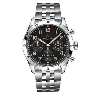 Breitling Classic AVI Chronograph 42 P-51 Mustang ur i rustfrit stål A233803A1B1A1