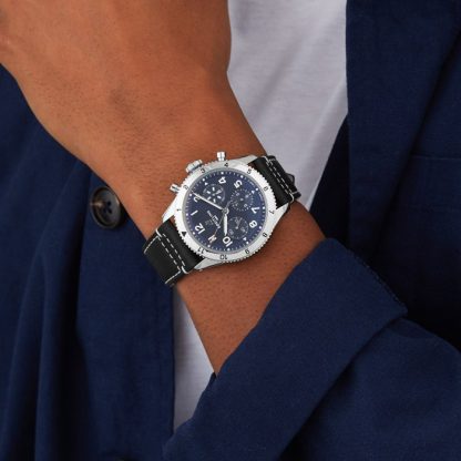 Breitling Classic AVI Chronograph 42 Tribute to Vought F4U Corsair Læderrem Ur A233801A1C1X1 - Billede 3