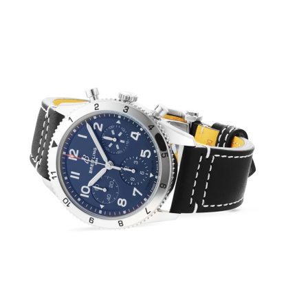 Breitling Classic AVI Chronograph 42 Tribute to Vought F4U Corsair Læderrem Ur A233801A1C1X1 - Billede 4