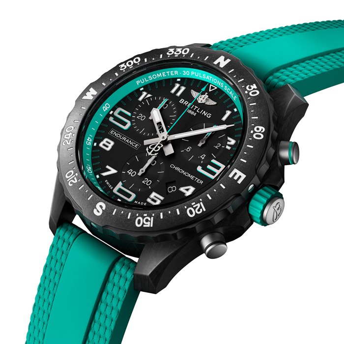 Breitling Endurance Pro 38mm Unisex Watch Turquoise The Watches Of Switzerland Group Exclusive X833105A1B1S1 - Billede 2