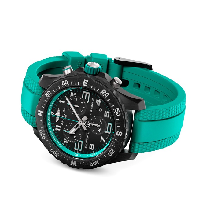 Breitling Endurance Pro 38mm Unisex Watch Turquoise The Watches Of Switzerland Group Exclusive X833105A1B1S1 - Billede 3