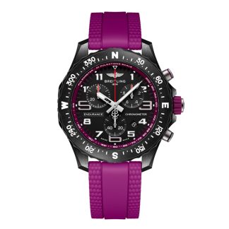 Breitling Endurance Pro 38mm Unisex-ur Lilla gummi X83310F61B1S1