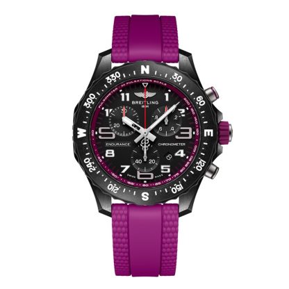 Breitling Endurance Pro 38mm Unisex-ur Lilla gummi X83310F61B1S1