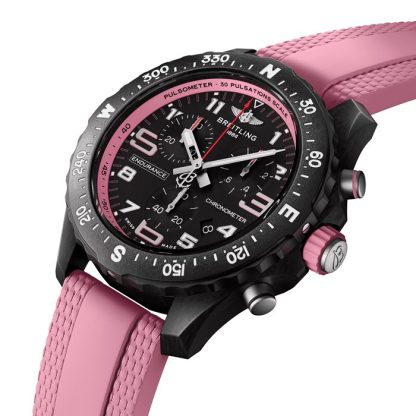 Breitling Endurance Pro 38mm Unisex-ur Pink Rubber X83310D41B1S1 - Billede 3