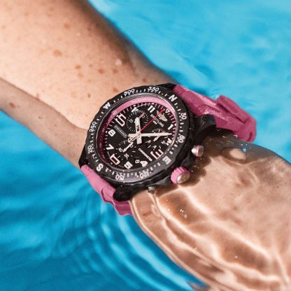 Breitling Endurance Pro 38mm Unisex-ur Pink Rubber X83310D41B1S1 - Billede 5