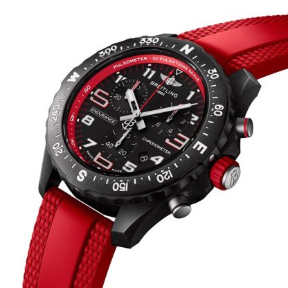 Breitling Endurance Pro 38mm Unisex-ur Rød gummi X83310D91B2S1 - Billede 3