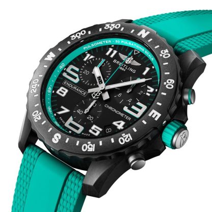 Breitling Endurance Pro 44mm Unisex-ur Turkis The Watches Of Switzerland Group Exclusive X823101L1B1S1 - Billede 2