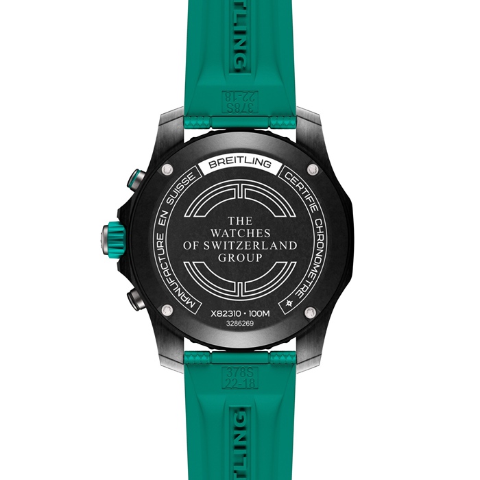 Breitling Endurance Pro 44mm Unisex-ur Turkis The Watches Of Switzerland Group Exclusive X823101L1B1S1 - Billede 5
