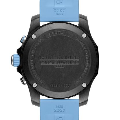 Breitling Endurance Pro 44mm turkis gummirem ur X82310281B1S1 - Billede 4