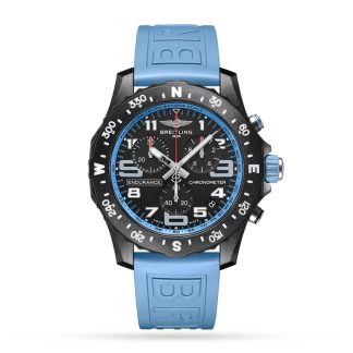 Breitling Endurance Pro 44mm turkis gummirem ur X82310281B1S1
