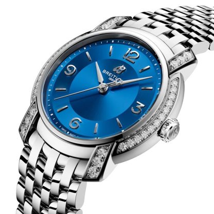 Breitling Lady Premier 32mm dameur blå A77330671C1A1 - Billede 2