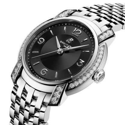 Breitling Lady Premier 32mm dameur sort A77330671B1A1 - Billede 2