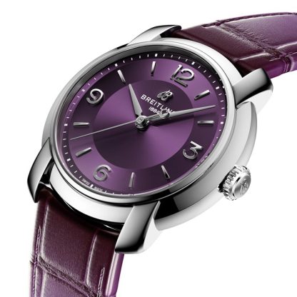 Breitling Lady Premier 36mm Dameur Lilla A10310121Q1P1 - Billede 2