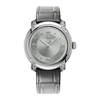 Breitling Lady Premier 36mm dameur grå A10310671M1P1