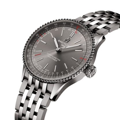 Breitling Navitimer 36 mm dameur grå A17327381B1A1 - Billede 3