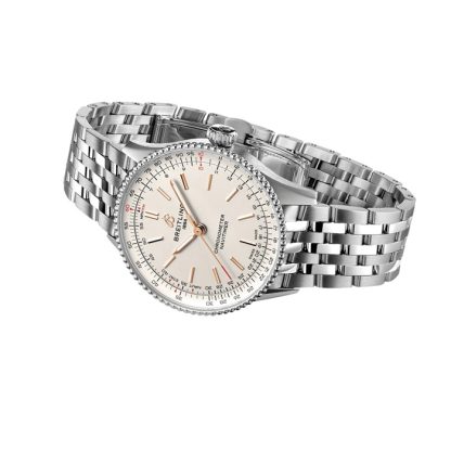 Breitling Navitimer 36 mm dameur sølv A17327211G1A1 - Billede 4