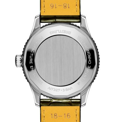 Breitling Navitimer 36mm dameur grøn alligator A17327361L1P1 - Billede 2