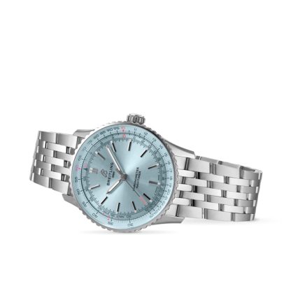 Breitling Navitimer Automatic 41 mm herreur lyseblå rustfrit stål A17329171C1A1 - Billede 3