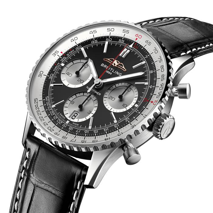 Breitling Navitimer B01 Chronograph 41mm herreur sort AB0139211B1P1 - Billede 2