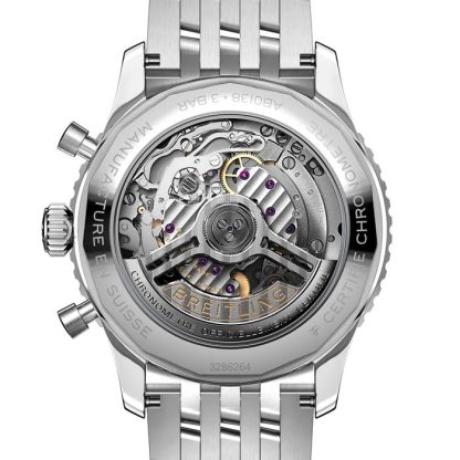 Breitling Navitimer B01 Chronograph 43 Sølvur AB0138241G1A1 - Billede 4
