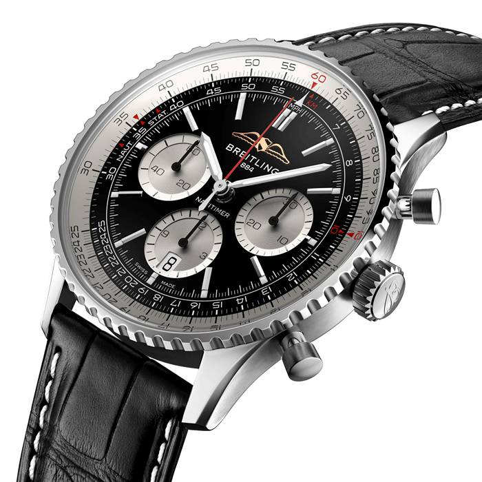 Breitling Navitimer B01 Chronograph 43 ur i rustfrit stål AB0138211B1P1 - Billede 2