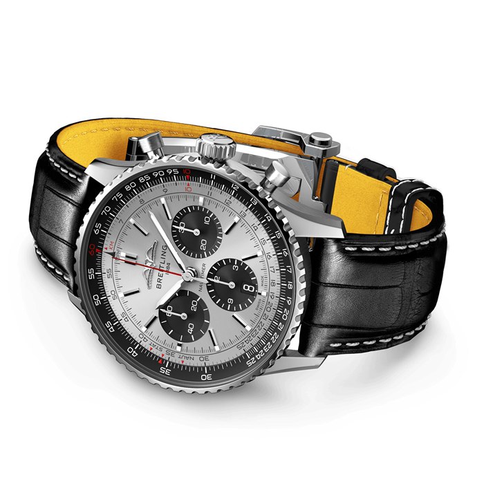 Breitling Navitimer B01 Chronograph 43 ur i rustfrit stål AB0138241G1P1 - Billede 4