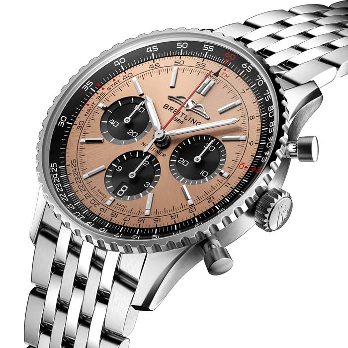 Breitling Navitimer B01 Chronograph 43 ur i rustfrit stål AB0138241K1A1 - Billede 2