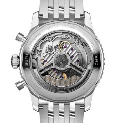 Breitling Navitimer B01 Chronograph 43 ur i rustfrit stål AB0138241K1A1 - Billede 4