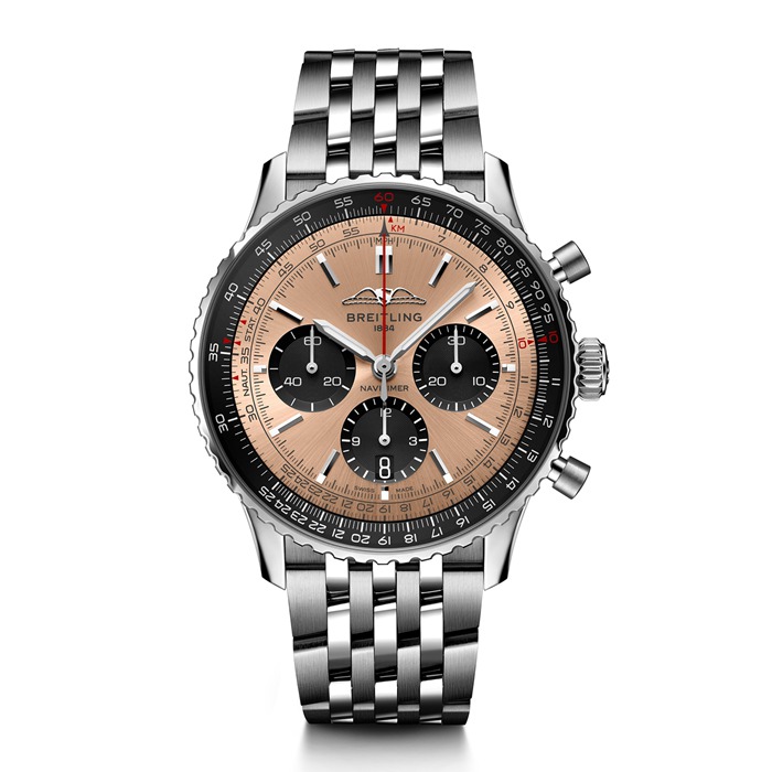 Breitling Navitimer B01 Chronograph 43 ur i rustfrit stål AB0138241K1A1