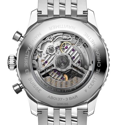 Breitling Navitimer B01 Chronograph 46 Rustfrit stål-ur AB0137211C1A1 - Billede 4