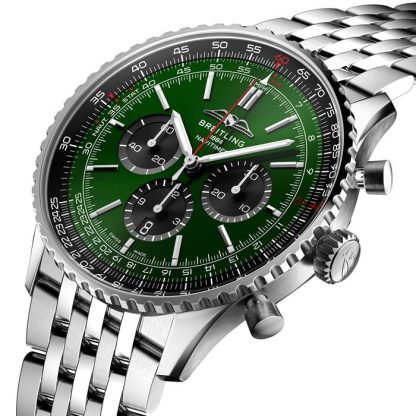 Breitling Navitimer B01 Chronograph 46 ur i rustfrit stål AB0137241L1A1 - Billede 2