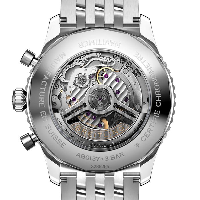 Breitling Navitimer B01 Chronograph 46 ur i rustfrit stål AB0137241L1A1 - Billede 4