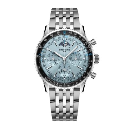 Breitling Navitimer B19 Chronograph Perpetual Calender 43mm herreur blå PB1920251C1A1