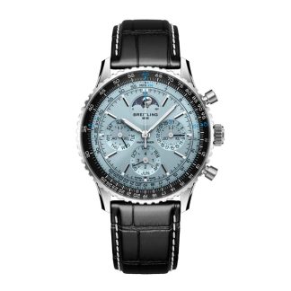 Breitling Navitimer B19 Chronograph Perpetual Calender 43mm herreur blå alligator PB1920251C1P1