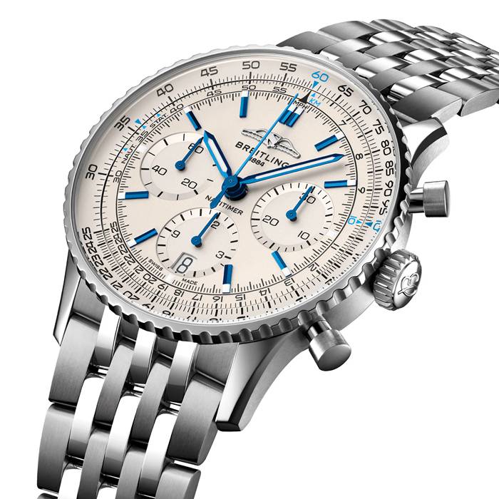 Breitling Navitimer Chronograph 41mm herreur hvid AB0139A71G1A1 - Billede 2