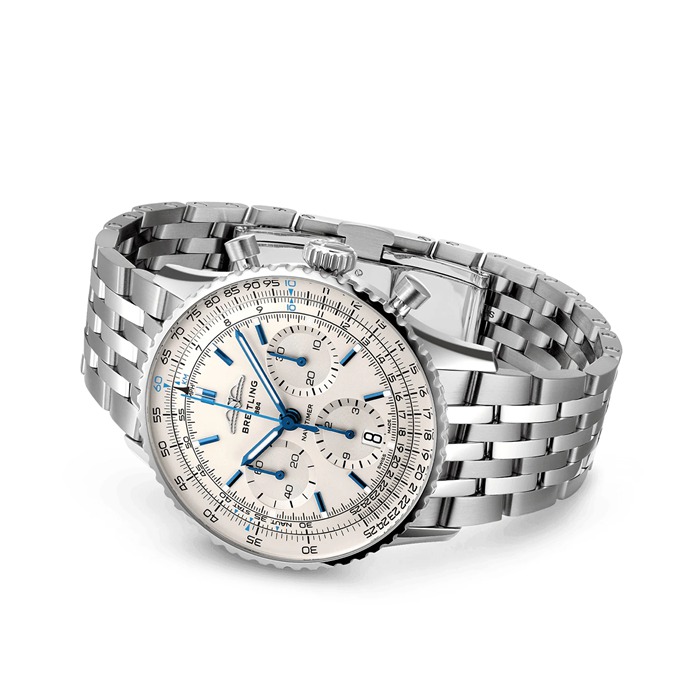 Breitling Navitimer Chronograph 41mm herreur hvid AB0139A71G1A1 - Billede 3
