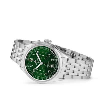 Breitling Premier B01 Chronograph 42mm herreur grønt rustfrit stål AB0145371L1A1 - Billede 3