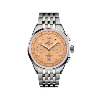 Breitling Premier B01 Chronograph 42mm herreur kobber rustfrit stål AB0145331K1A1
