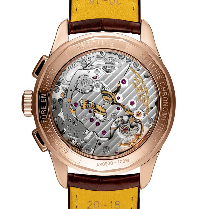 Breitling Premier B09 Chronograph 40 18k Red Gold Watch RB0930371G1P1 - Billede 2