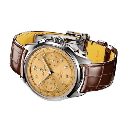 Breitling Premier B09 Chronograph 40mm herreur Champagne AB0930F51H1P1 - Billede 3