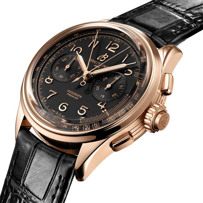 Breitling Premier B15 Duograph 42 18k rødguldsur RB1510251B1P1 - Billede 3