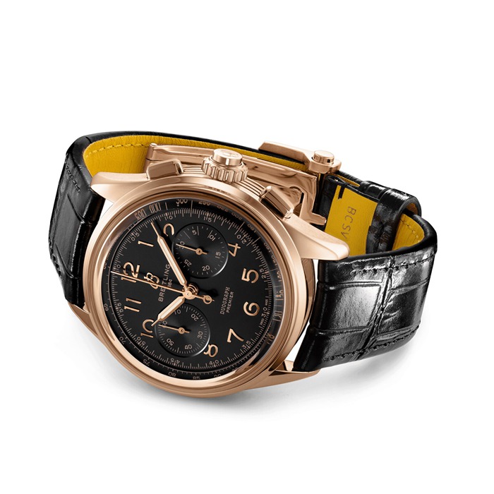 Breitling Premier B15 Duograph 42 18k rødguldsur RB1510251B1P1 - Billede 4