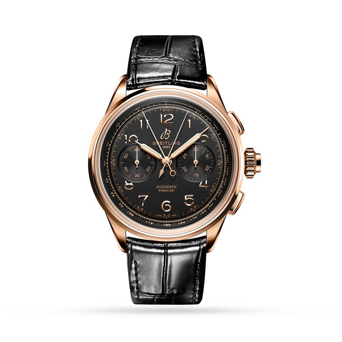 Breitling Premier B15 Duograph 42 18k rødguldsur RB1510251B1P1