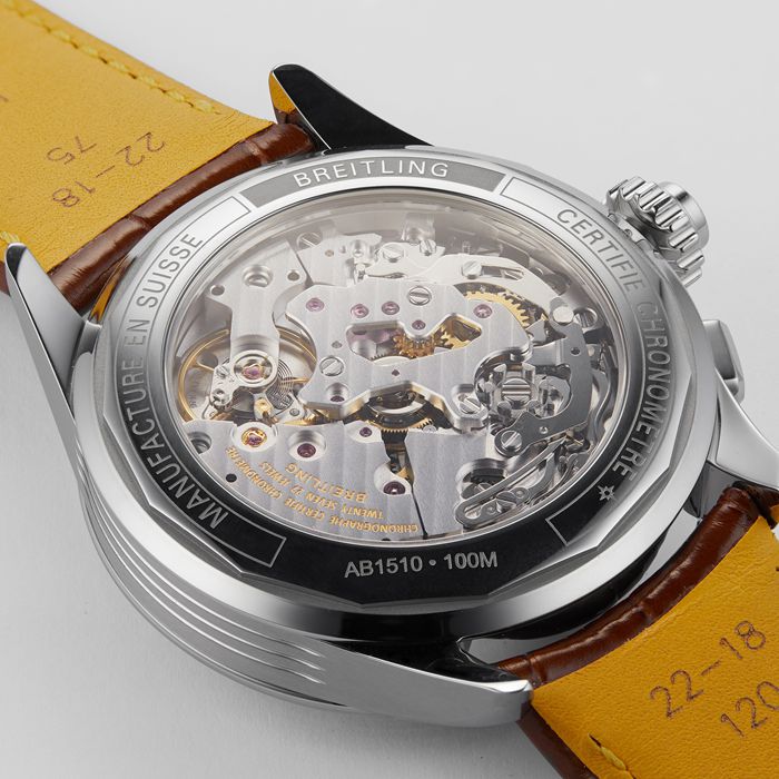 Breitling Premier B15 Duograph 42 læderremsur AB1510171C1P1 - Billede 5