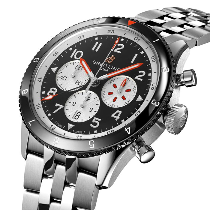 Breitling Super AVI B04 Chronograph GMT 46 Mosquito Watch YB04451A1B1A1 - Billede 2