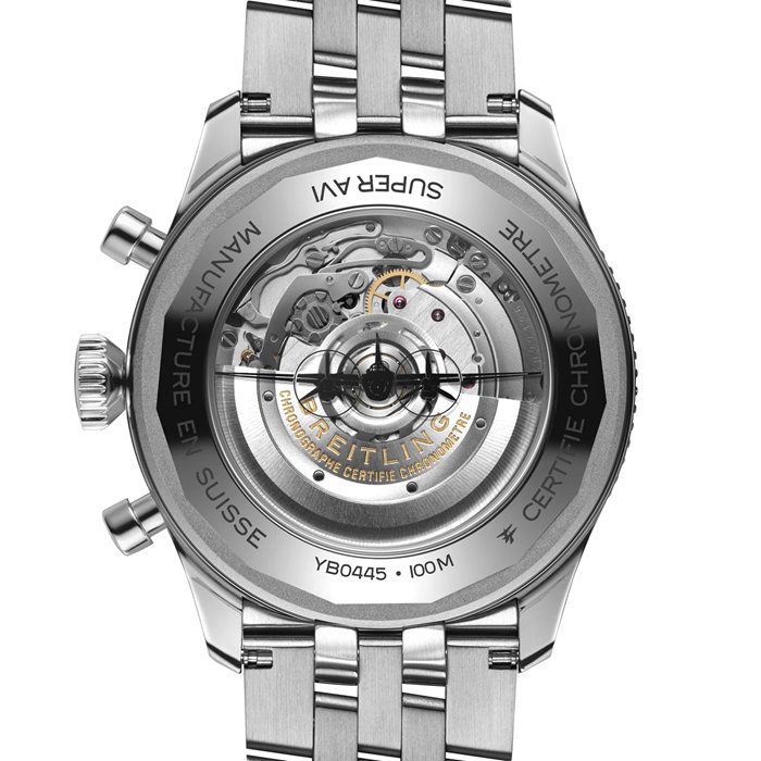 Breitling Super AVI B04 Chronograph GMT 46 Mosquito Watch YB04451A1B1A1 - Billede 4