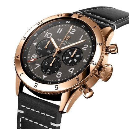 Breitling Super AVI B04 Chronograph GMT 46 P-51 Mustang Watch RB04451A1B1X1 - Billede 2