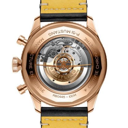 Breitling Super AVI B04 Chronograph GMT 46 P-51 Mustang Watch RB04451A1B1X1 - Billede 4