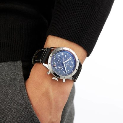 Breitling Super AVI B04 Chronograph GMT 46 Tribute to Vought F4U Corsair Watch AB04451A1C1X1 - Billede 3