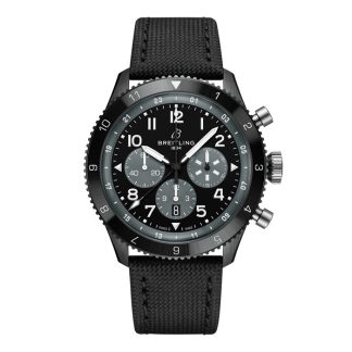 Breitling Super AVI B04 Chronograph GMT Mosquito Night Fighter 46mm herreur sort SB04451A1B1X1